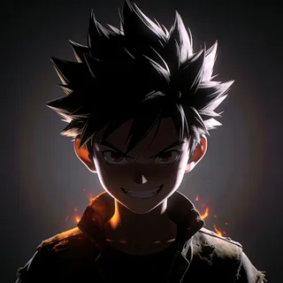 Shonen — a character portrait in the shonen voice